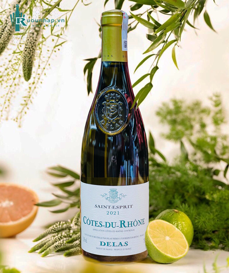 Rượu Vang Delas Saint Esprit Blanc 6 Rượu Vang Delas Saint Esprit Blanc
