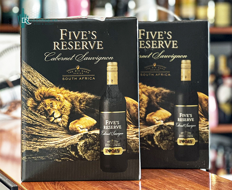 Rượu Vang Bịch Fives Reserve Cabernet Sauvignon 3L 4 Rượu Vang Fives Reserve Cabernet Sauvignon 3L