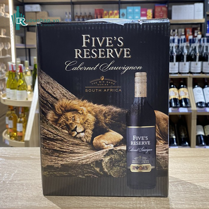 Rượu Vang Bịch Fives Reserve Cabernet Sauvignon 3L 5 Rượu Vang Fives Reserve Cabernet Sauvignon 3L