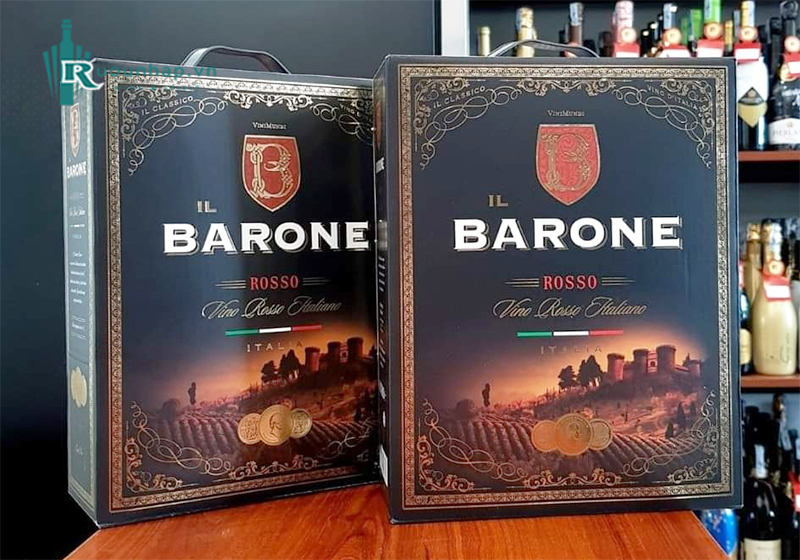 Rượu Vang Bịch IL Barone Rosso 3L