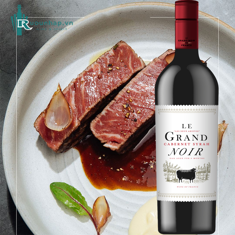 Rượu Vang Le Grand Noir Cabernet Syrah