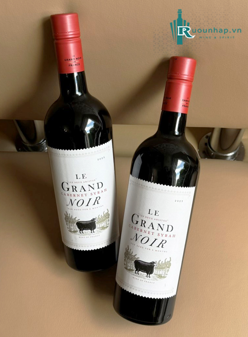 Rượu Vang Le Grand Noir Cabernet Syrah