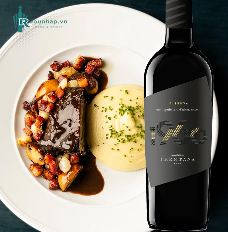 Rượu Vang Montepulciano d'Abruzzo 1960 Riserva Doc