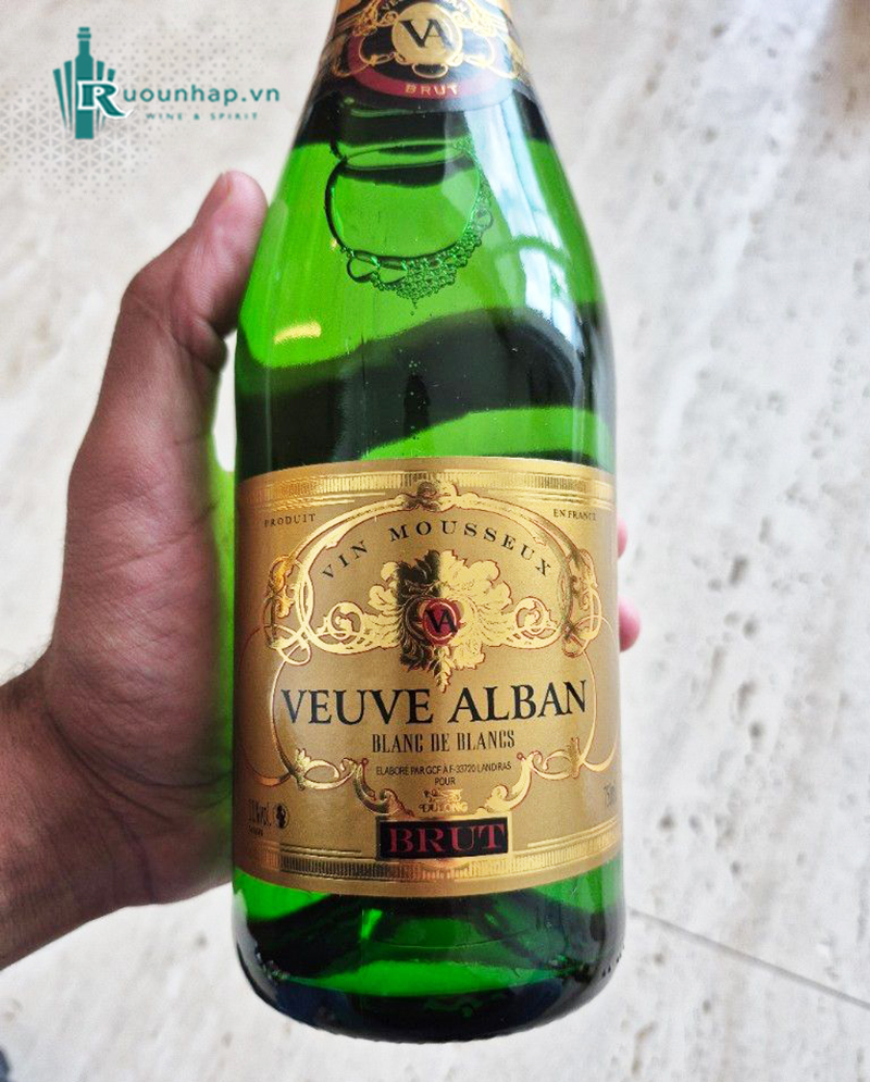 Rượu Vang Mousseux Veuve Alban Brut