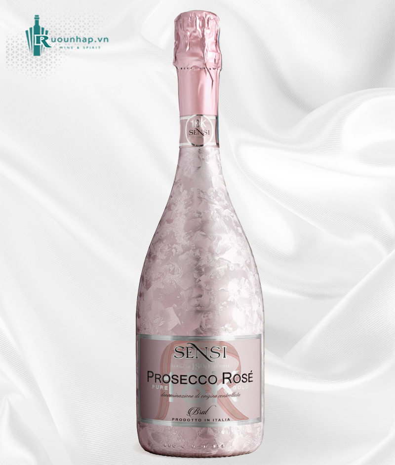 Rượu Vang Sensi 18K Prosecco Rose