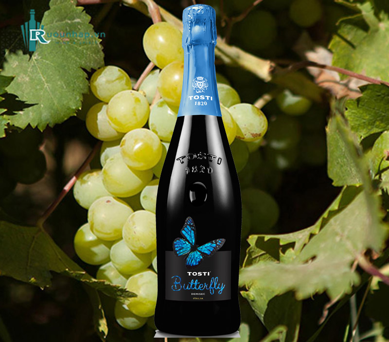 Rượu Vang Tosti 1820 Butterfly Demi Sec
