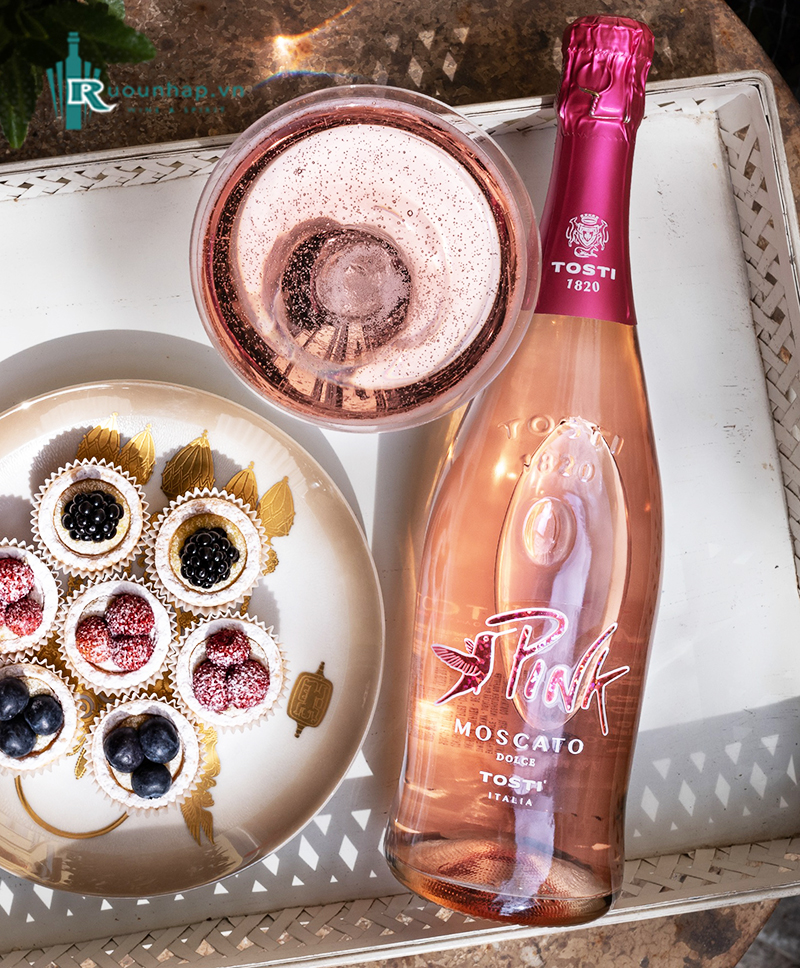 Rượu Vang Tosti 1820 Pink Moscato