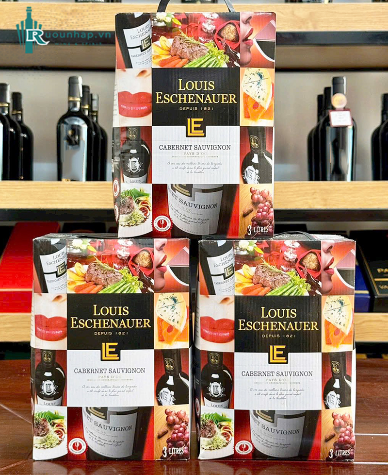 Rượu Vang Bịch Louis Eschenauer Cabernet Sauvignon 3L