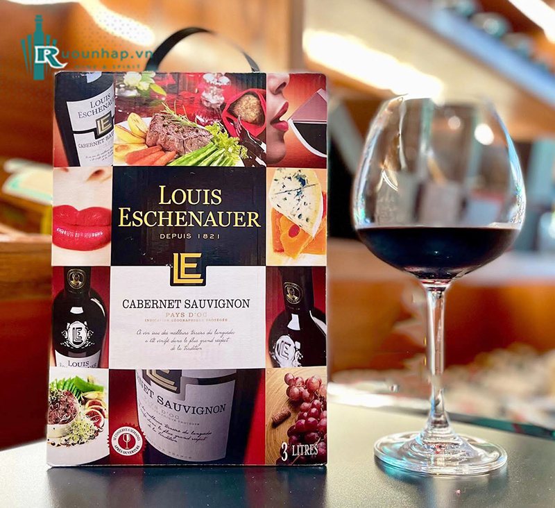 Rượu Vang Bịch Louis Eschenauer Cabernet Sauvignon 3L