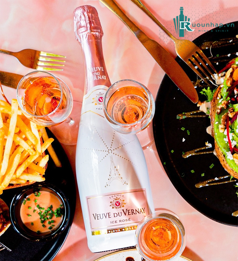 Rượu Vang Veuve Du Vernay Ice Rose