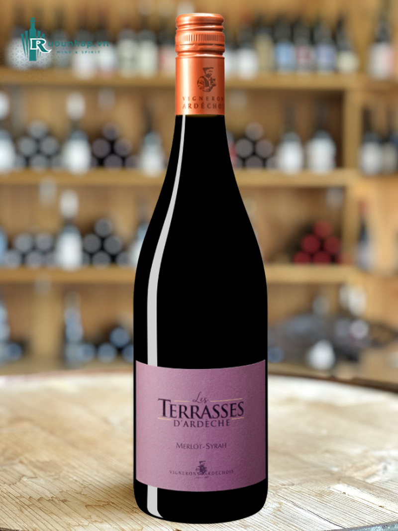 Rượu Vang Vignerons Ardéchois Les Terrasses Rouge 4 Rượu Vang Vignerons Ardéchois Les Terrasses Rouge