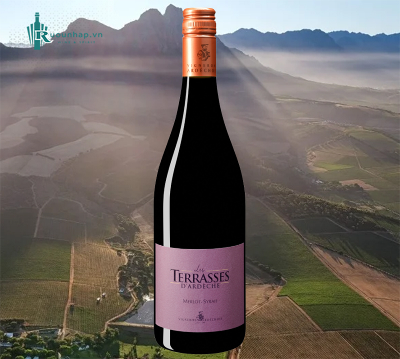 Rượu Vang Vignerons Ardéchois Les Terrasses Rouge 5 Rượu Vang Vignerons Ardéchois Les Terrasses Rouge