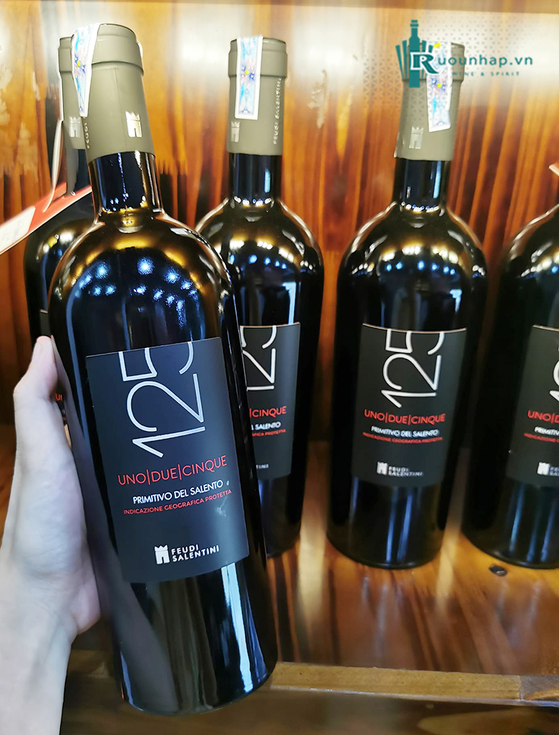 Rượu Vang 125 Primitivo Del Salento 5 Rượu Vang 125 Primitivo Del Salento