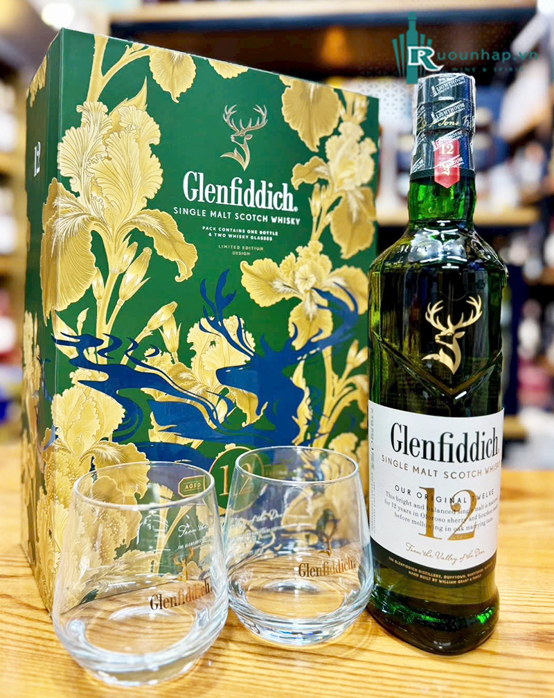 Rượu Glenfiddich 12 Năm Hộp Quà 2026 4 Rượu Glenfiddich 12 Năm Hộp Quà 2026