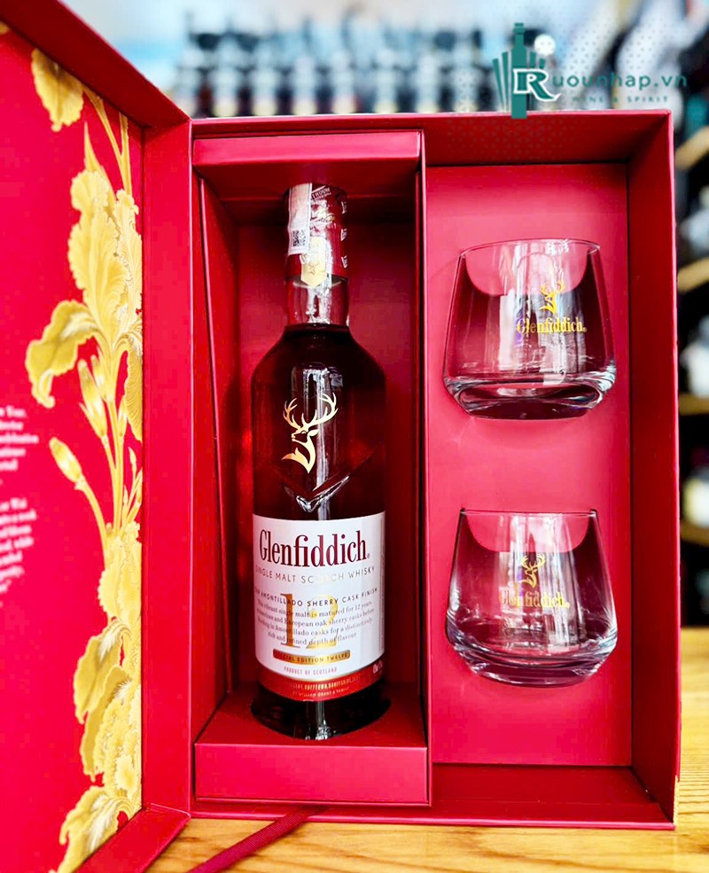 Rượu Glenfiddich 12 Năm Sherry Cask Hộp Quà Tết 2026 6 Rượu Glenfiddich 12 Năm Sherry Cask Hộp Quà Tết 2026