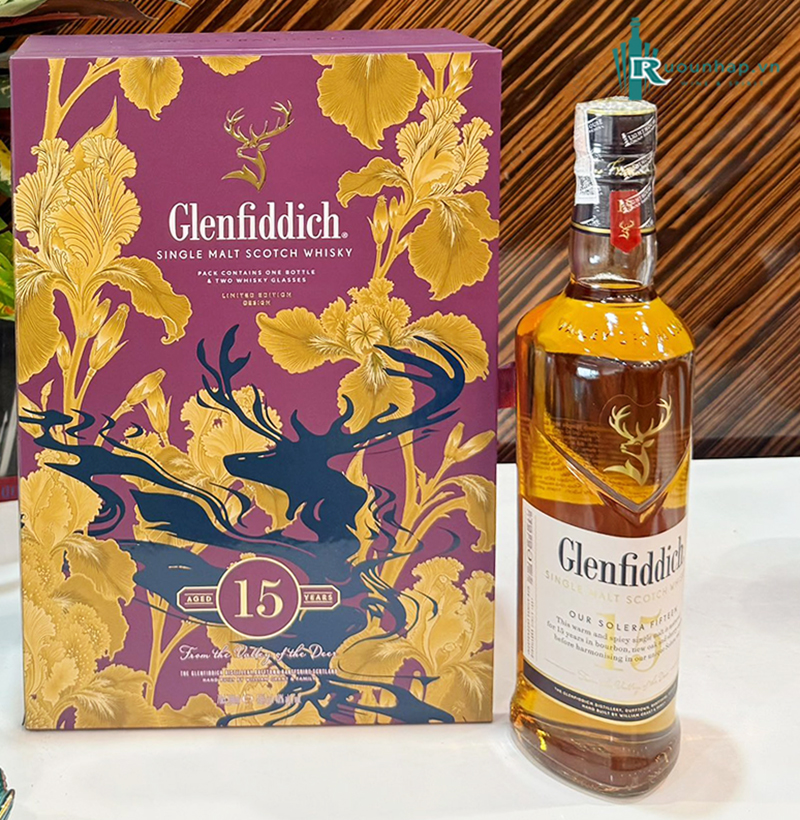 Rượu Glenfiddich 15 Năm Hộp Quà Tết 2026 6 Rượu Glenfiddich 15 Năm Hộp Quà Tết 2026