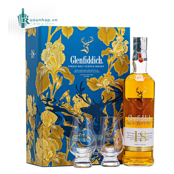 Glenfiddich 18 Năm Hộp Quà Tết 2026 Rượu Glenfiddich 18 Năm Hộp Quà Tết 2026