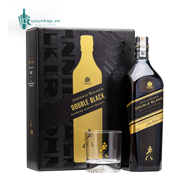Johnnie Walker Double Black 1L Hộp Quà 2026 Rượu Johnnie Walker Double Black 1L Hộp Quà 2026