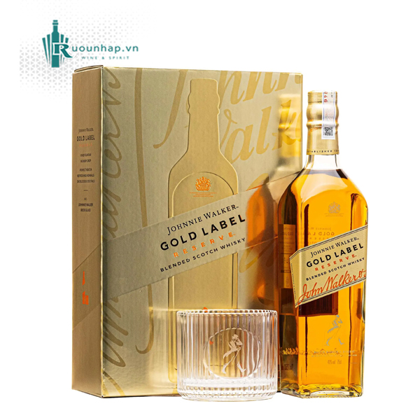 Johnnie Walker Gold Label Hộp Quà 2026 Rượu Johnnie Walker Gold Label Hộp Quà 2026