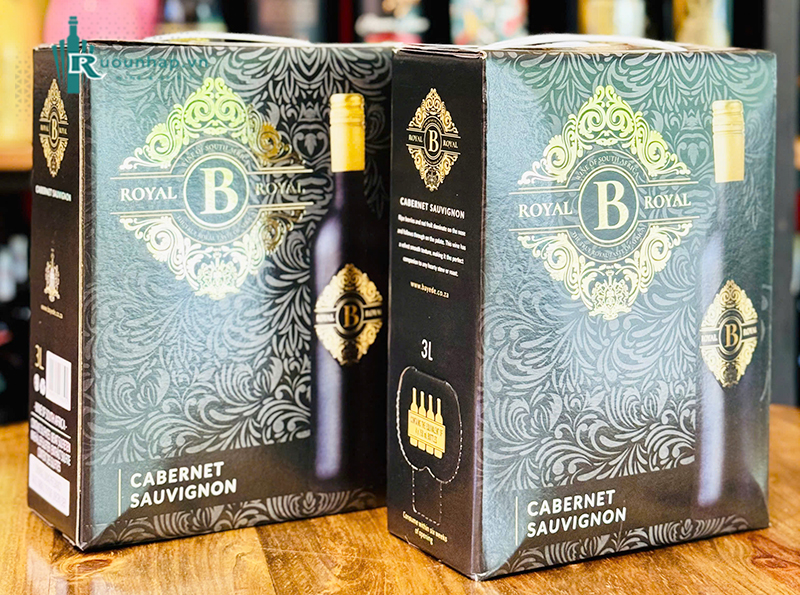 Rượu Vang Bịch Royal B Royal Cabernet Sauvignon 3L 6 Rượu Vang Bịch Royal B Royal Cabernet Sauvignon 3L