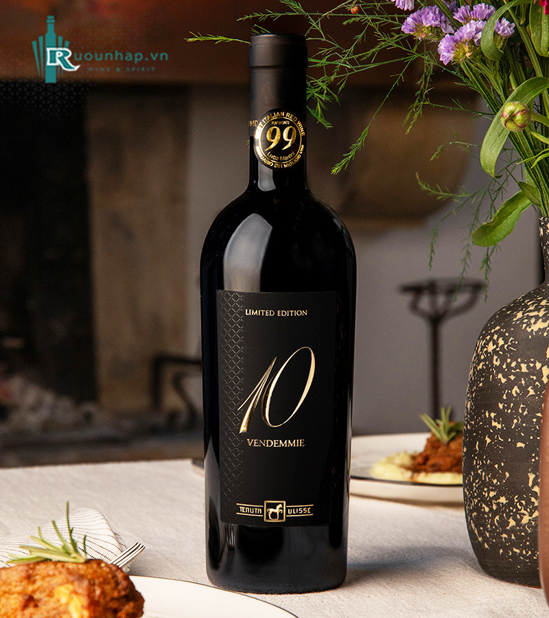 Rượu Vang Tenuta Ulisse Limited Edition 10 Vendemmie 4 Rượu Vang Tenuta Ulisse Limited Edition 10 Vendemmie