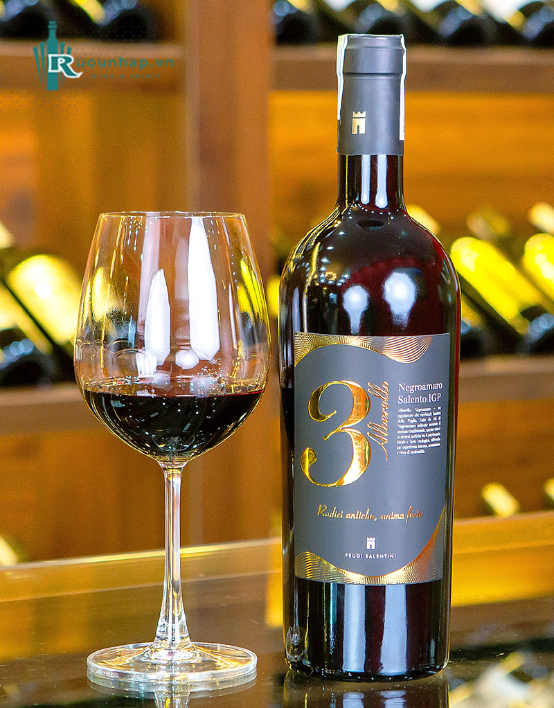Rượu Vang Alberello 3 Negroamaro Salento IGP 4 Rượu Vang Alberello 3 Negroamaro Salento IGP
