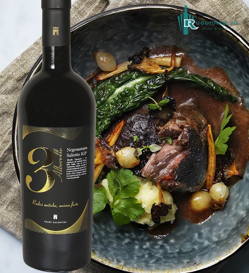 Rượu Vang Alberello 3 Negroamaro Salento IGP 6 Rượu Vang Alberello 3 Negroamaro Salento IGP