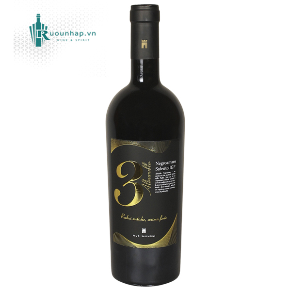 Alberello 3 Negroamaro Salento IGP Rượu Vang Alberello 3 Negroamaro Salento IGP