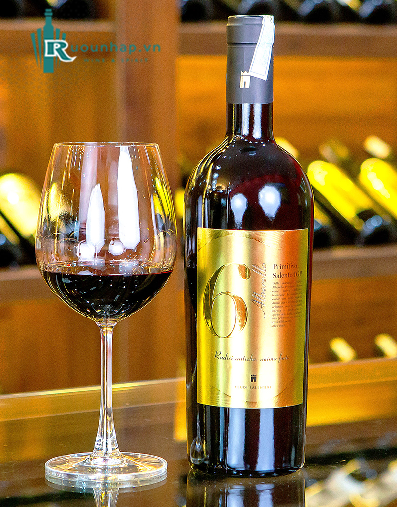 Rượu Vang Alberello 6 Primitivo Salento IGP 4 Rượu Vang Alberello 6 Primitivo Salento IGP