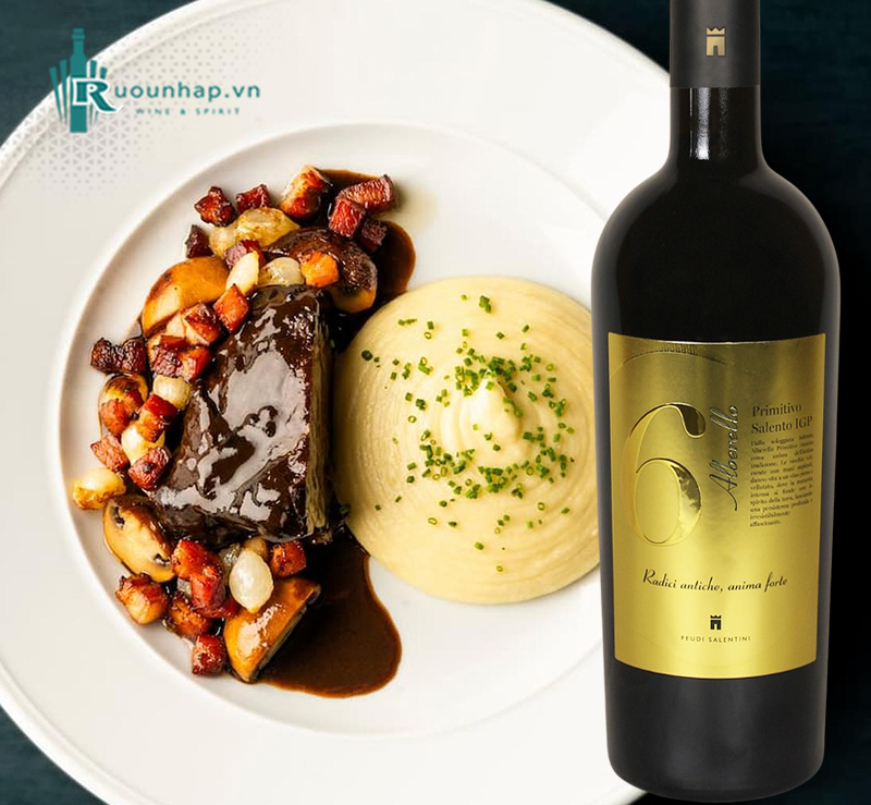 Rượu Vang Alberello 6 Primitivo Salento IGP 6 Rượu Vang Alberello 6 Primitivo Salento IGP