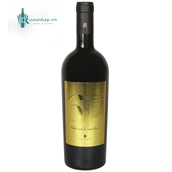 Alberello 6 Primitivo Salento IGP Rượu Vang Alberello 6 Primitivo Salento IGP