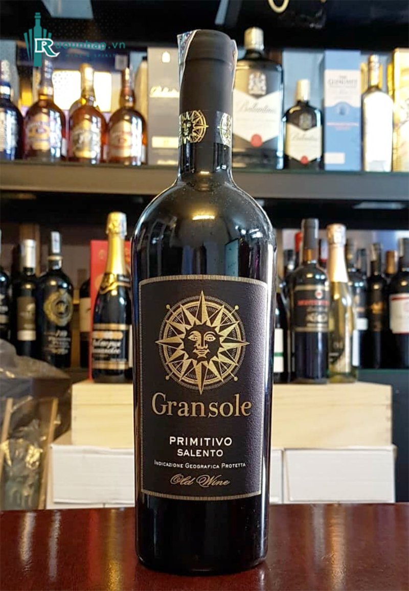Rượu Vang Gransole Primitivo Salento 4 Rượu Vang Gransole Primitivo Salento