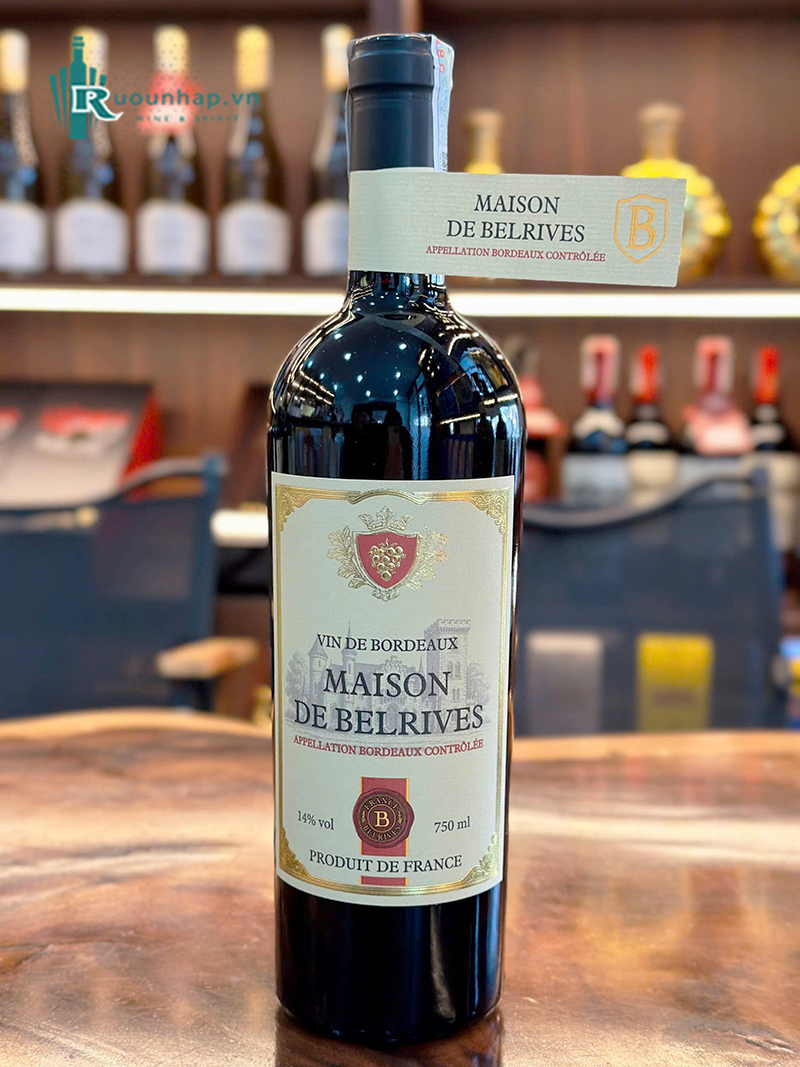 Rượu Vang Maison De Belrives Vin De Bordeaux 4 Rượu Vang Maison De Belrives Vin De Bordeaux