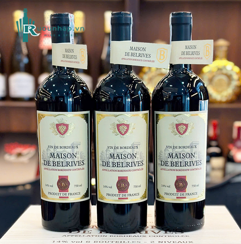 Rượu Vang Maison De Belrives Vin De Bordeaux 5 Rượu Vang Maison De Belrives Vin De Bordeaux