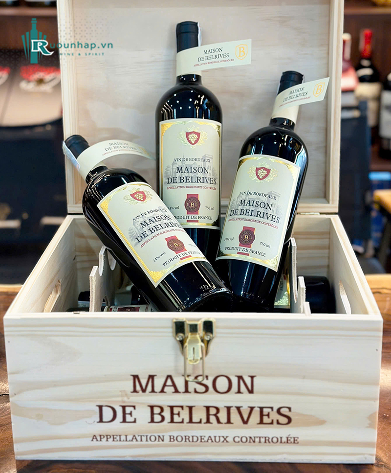 Rượu Vang Maison De Belrives Vin De Bordeaux 6 Rượu Vang Maison De Belrives Vin De Bordeaux