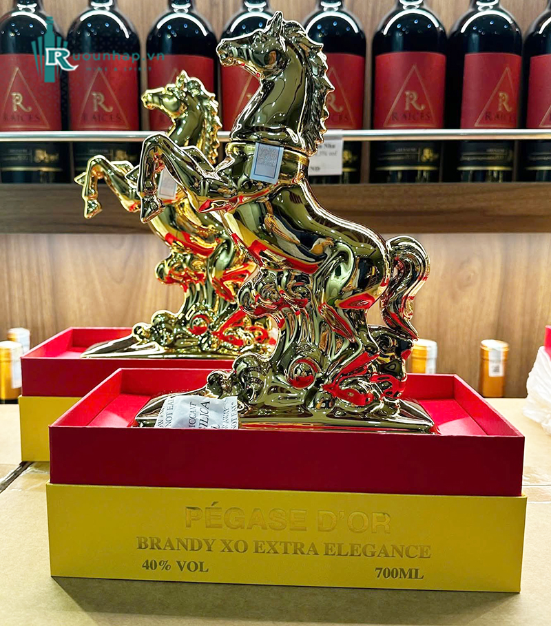 Rượu Ngựa Vàng PÉGASE D'OR Brandy XO 5 Rượu Ngựa Vàng PÉGASE D'OR Brandy XO