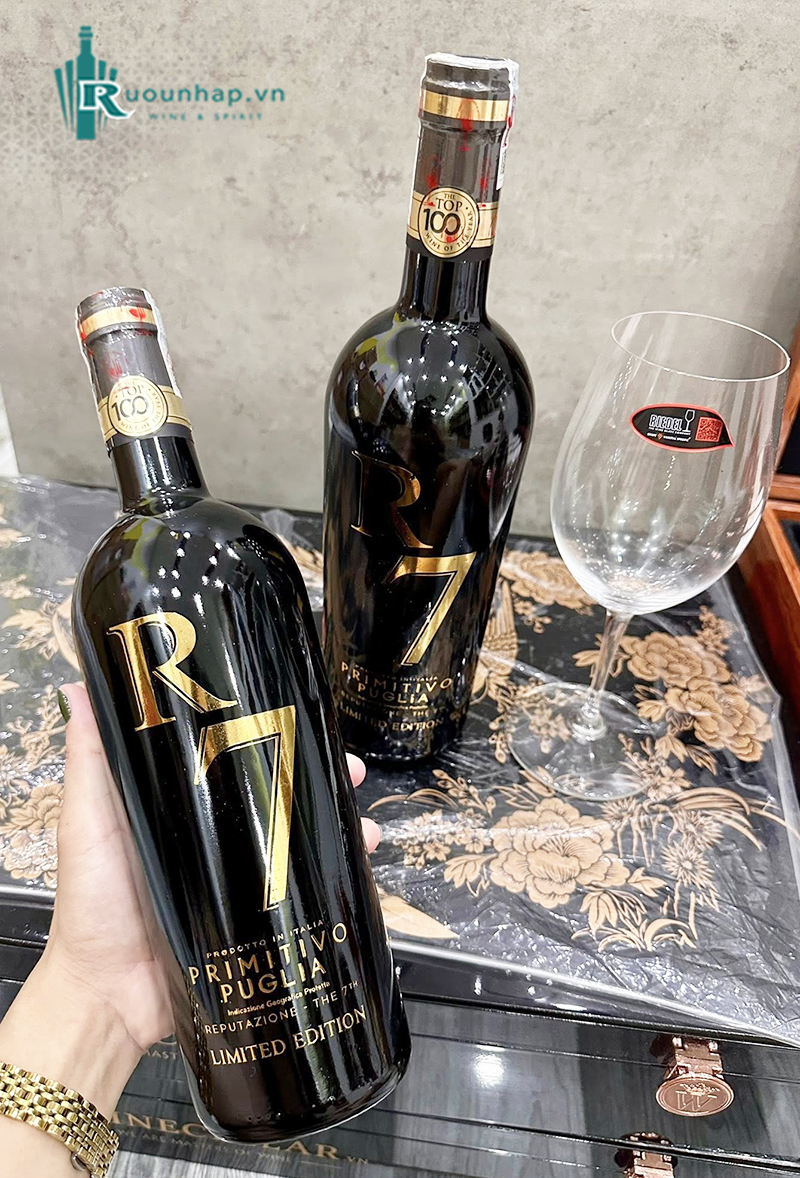 Rượu Vang R7 Primitivo Puglia 6 Rượu Vang R7 Primitivo Puglia