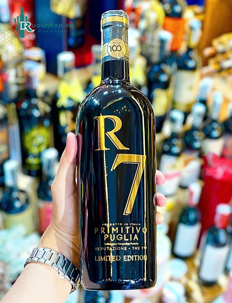 Rượu Vang R7 Primitivo Puglia 4 Rượu Vang R7 Primitivo Puglia