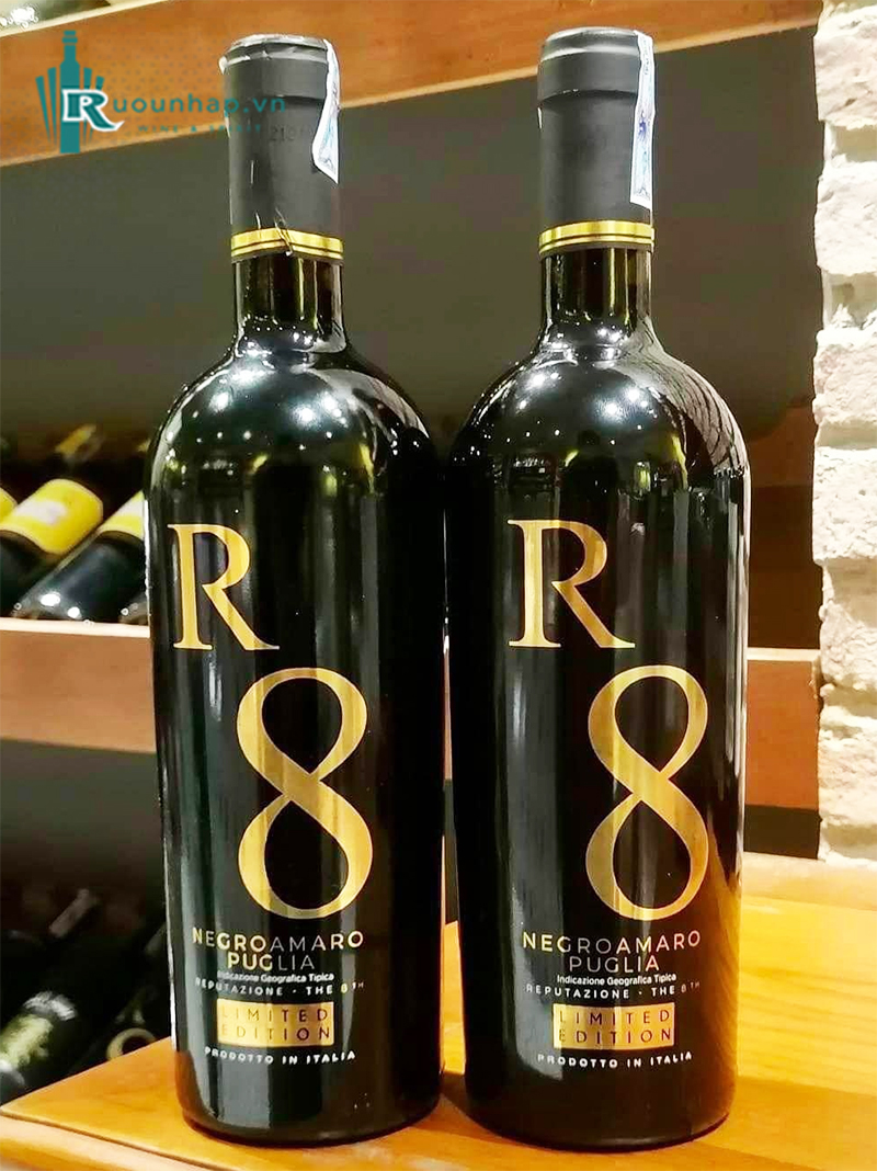Rượu Vang R8 Negroamaro Limited Edition 6 Rượu Vang R8 Negroamaro Limited Edition