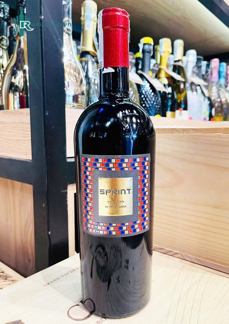 Rượu Vang Sprint Primitivo Di Manduria DOC 6 Rượu Vang Sprint Primitivo Di Manduria DOC