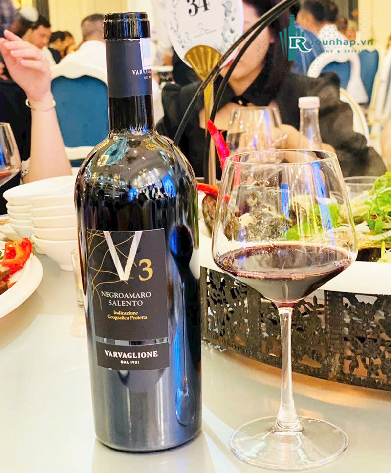 Rượu Vang V3 Negroamaro Del Salento 6 Rượu Vang V3 Negroamaro Del Salento