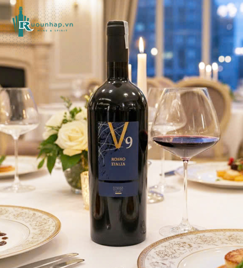 Rượu Vang V9 Rosso Italia 6 Rượu Vang V9 Rosso Italia