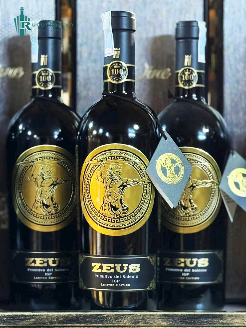 Rượu Vang Zeus Primitivo Del Salento 5 Rượu Vang Zeus Primitivo Del Salento
