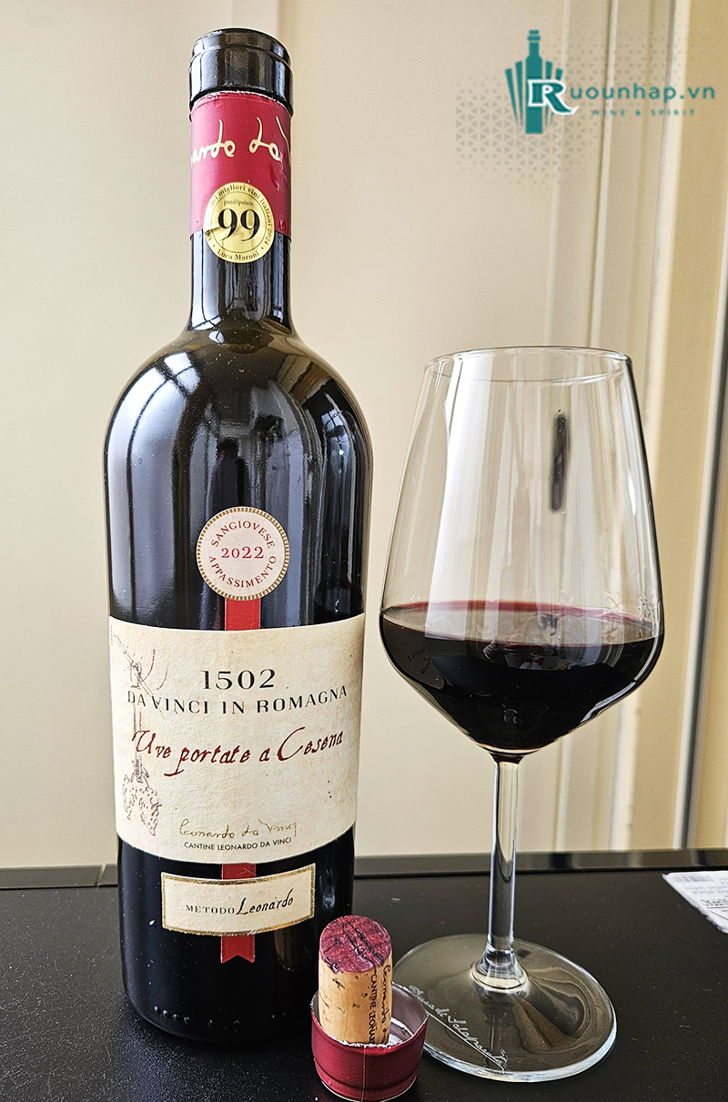 Rượu Vang 1502 Da Vinci Romagna Uve Portate a Cesena 4 Rượu Vang 1502 Da Vinci Romagna Uve Portate a Cesena