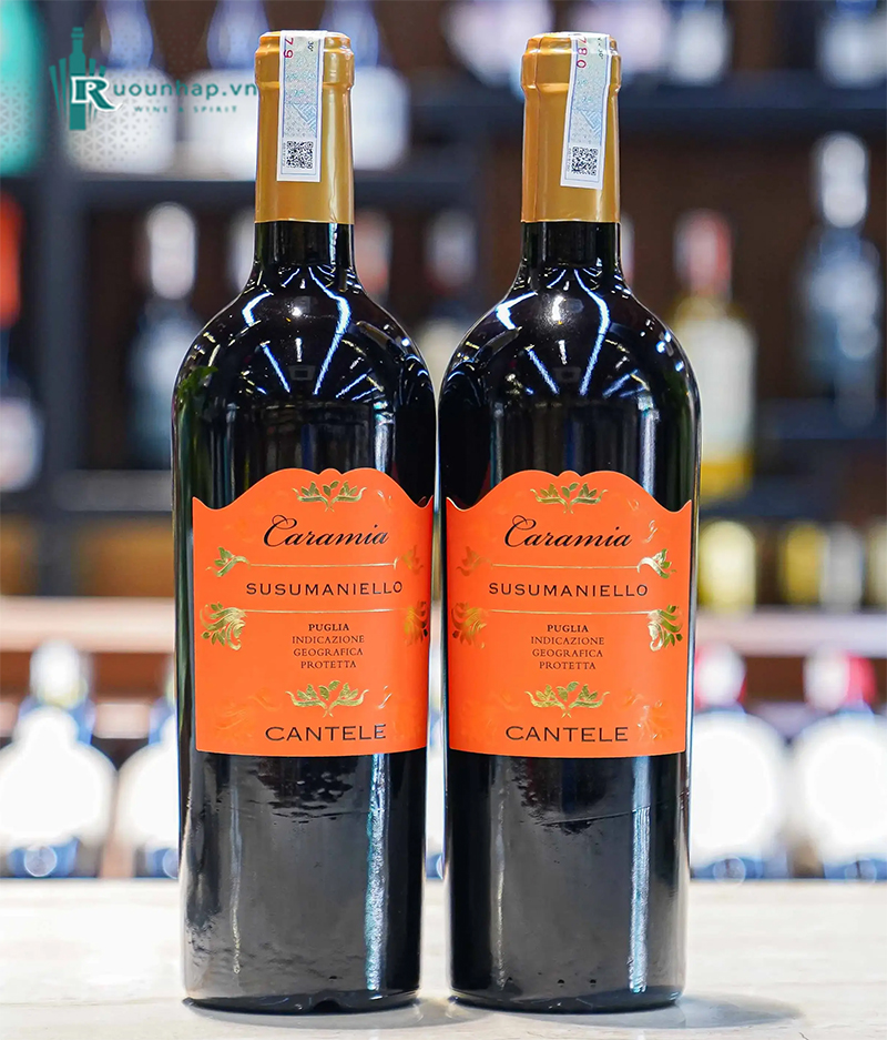 Rượu Vang Cantele Caramia Susumaniello 4 Rượu Vang Cantele Caramia Susumaniello