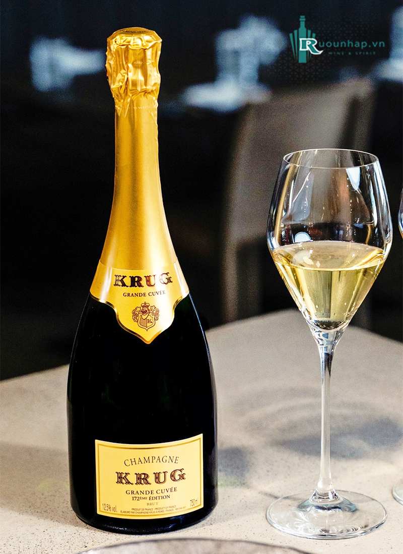 Rượu Vang Champagne Krug Grande Cuvee 4 Rượu Vang Champagne Krug Grande Cuvee