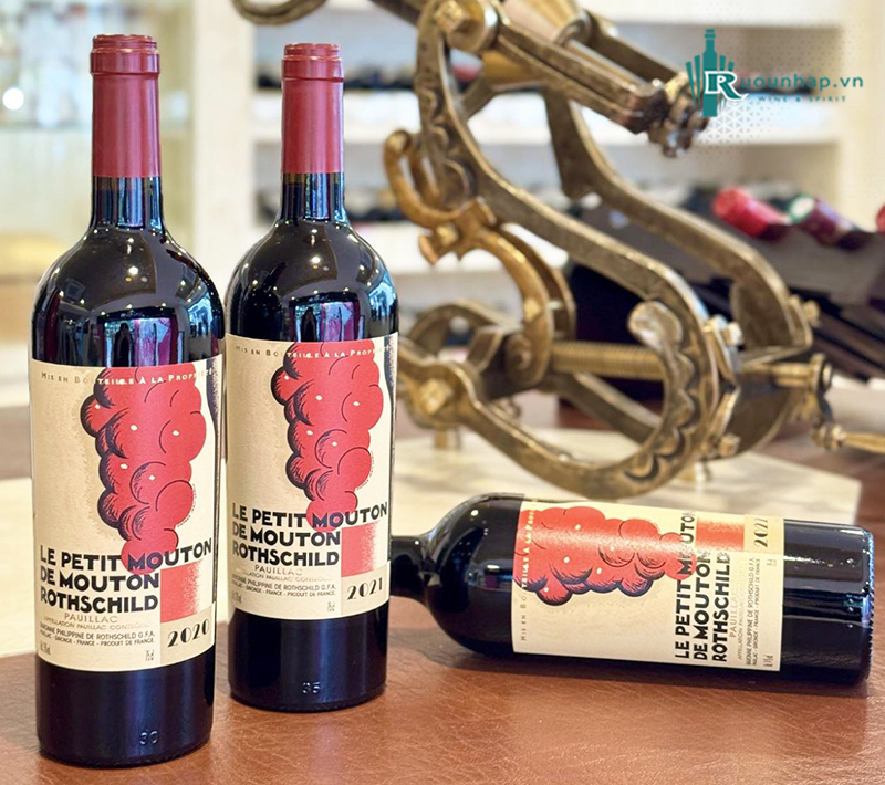 Rượu Vang Le Petit Mouton de Mouton Rothschild 5 Rượu Vang Le Petit Mouton de Mouton Rothschild