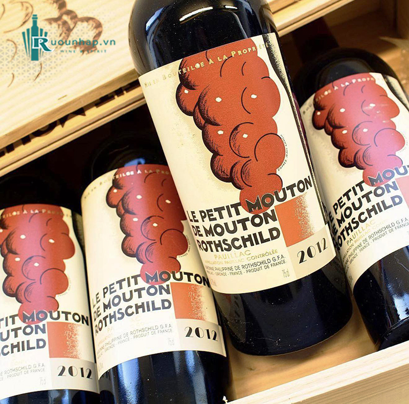 Rượu Vang Le Petit Mouton de Mouton Rothschild 6 Rượu Vang Le Petit Mouton de Mouton Rothschild