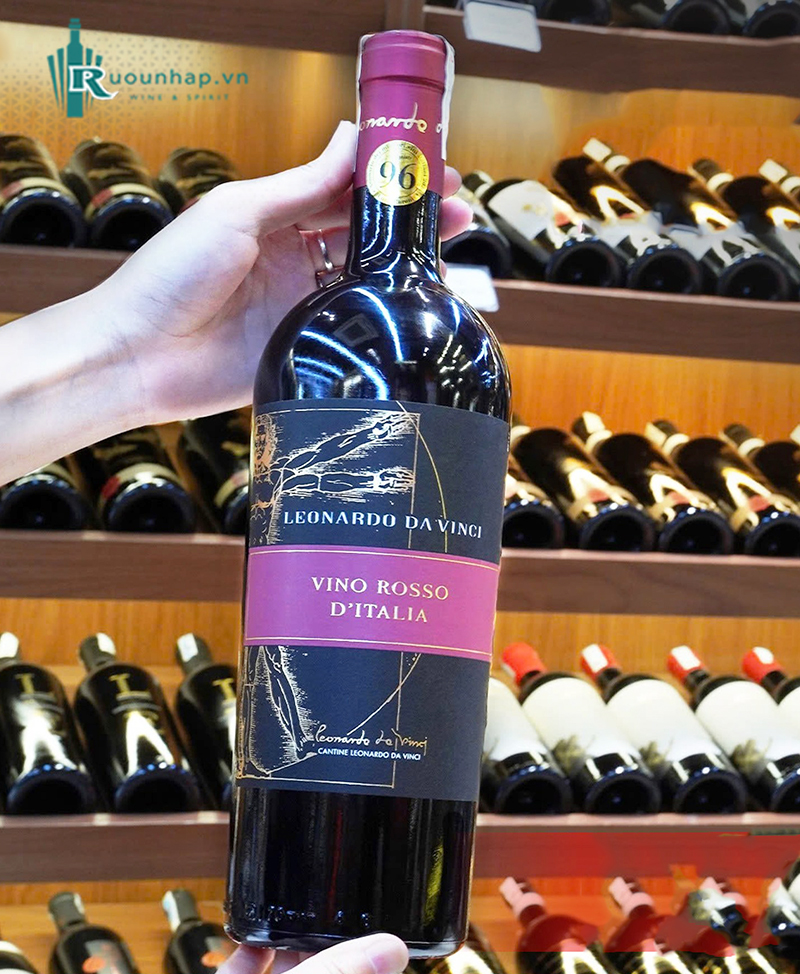 Rượu Vang Leonardo Da Vinci Vino Rosso d'Italia 4 Rượu Vang Leonardo Da Vinci Vino Rosso d'Italia