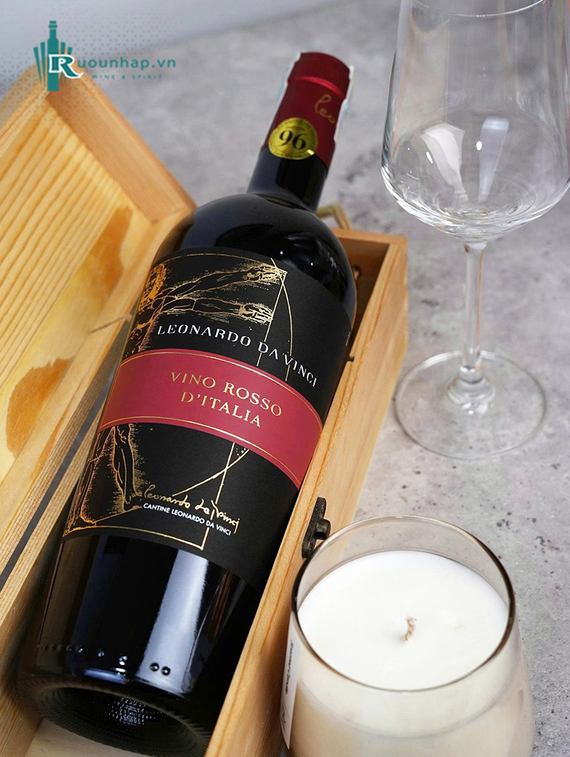 Rượu Vang Leonardo Da Vinci Vino Rosso d'Italia 6 Rượu Vang Leonardo Da Vinci Vino Rosso d'Italia